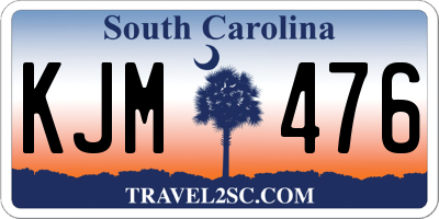 SC license plate KJM476