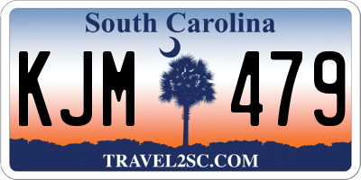 SC license plate KJM479