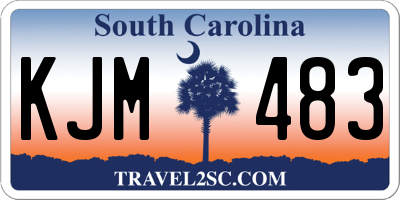 SC license plate KJM483