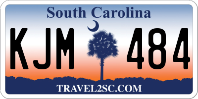 SC license plate KJM484