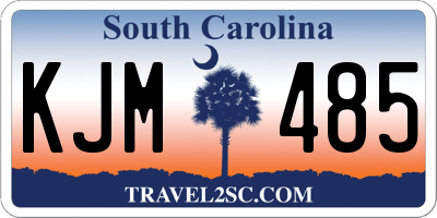 SC license plate KJM485