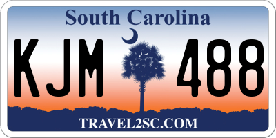 SC license plate KJM488