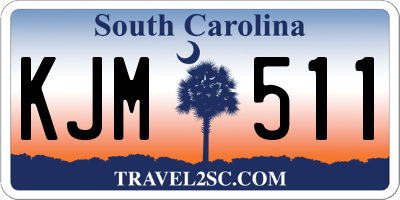 SC license plate KJM511