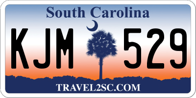 SC license plate KJM529