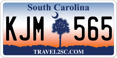 SC license plate KJM565