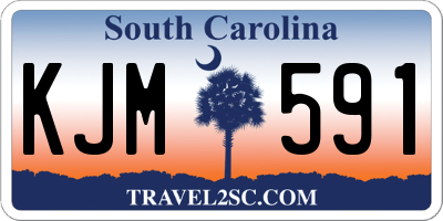 SC license plate KJM591