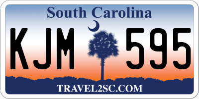 SC license plate KJM595