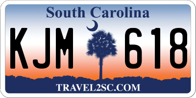 SC license plate KJM618