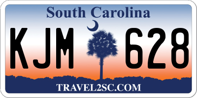 SC license plate KJM628