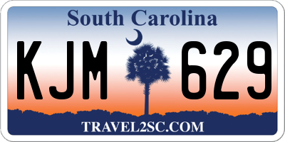 SC license plate KJM629