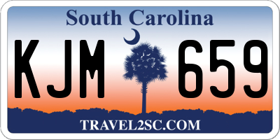 SC license plate KJM659