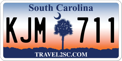 SC license plate KJM711