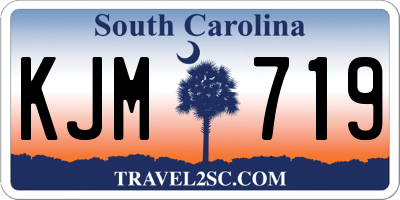 SC license plate KJM719