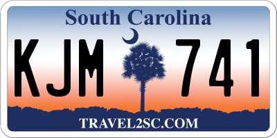 SC license plate KJM741