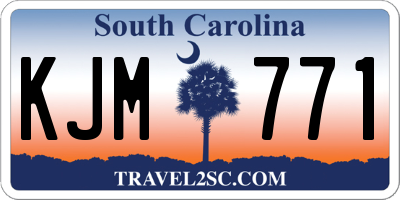 SC license plate KJM771