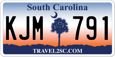 SC license plate KJM791