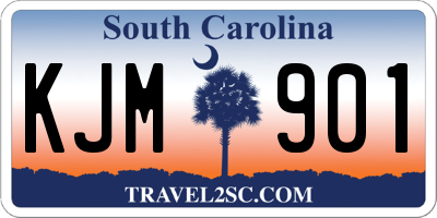SC license plate KJM901