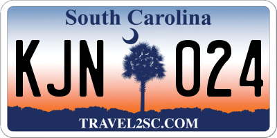 SC license plate KJN024