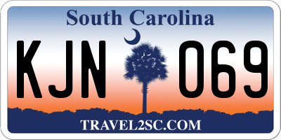 SC license plate KJN069