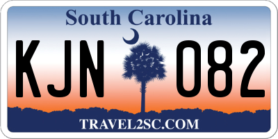 SC license plate KJN082