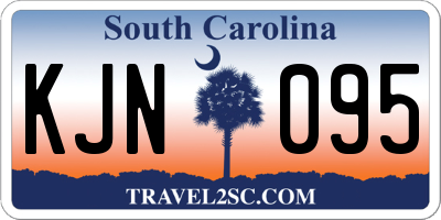 SC license plate KJN095