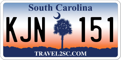 SC license plate KJN151