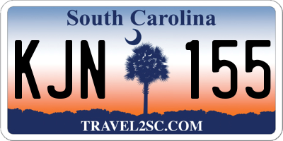 SC license plate KJN155