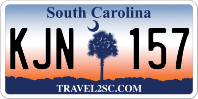 SC license plate KJN157