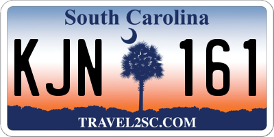 SC license plate KJN161