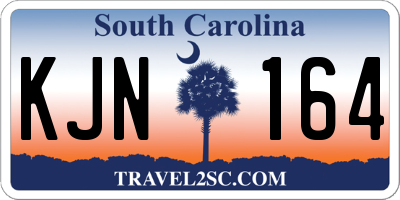 SC license plate KJN164
