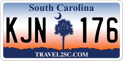 SC license plate KJN176