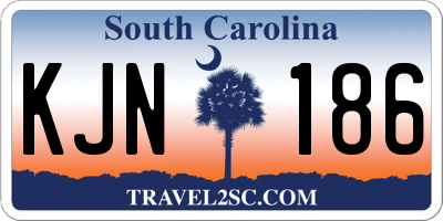SC license plate KJN186