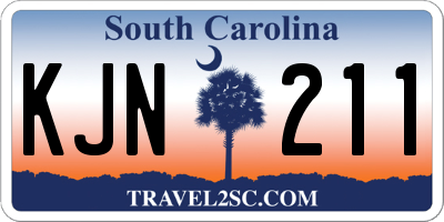 SC license plate KJN211