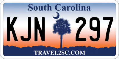 SC license plate KJN297