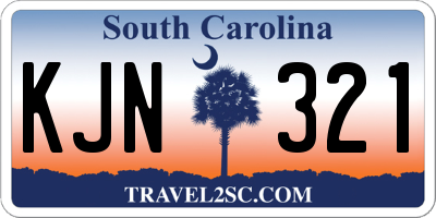 SC license plate KJN321