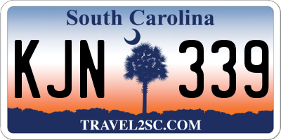 SC license plate KJN339