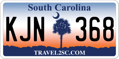 SC license plate KJN368