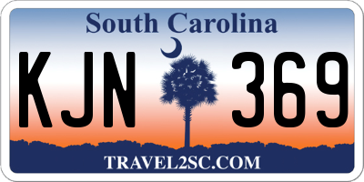 SC license plate KJN369