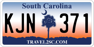 SC license plate KJN371