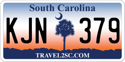 SC license plate KJN379