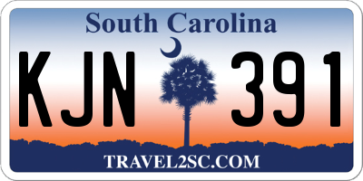 SC license plate KJN391