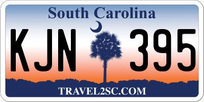 SC license plate KJN395