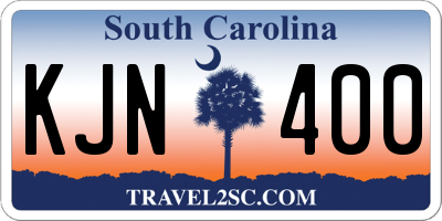SC license plate KJN400