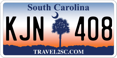 SC license plate KJN408