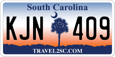 SC license plate KJN409