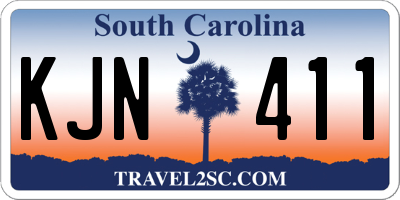 SC license plate KJN411