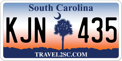 SC license plate KJN435