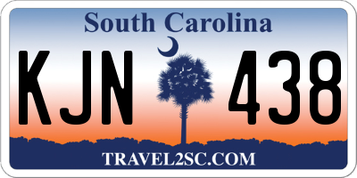 SC license plate KJN438