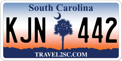 SC license plate KJN442