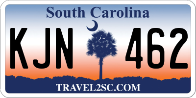 SC license plate KJN462